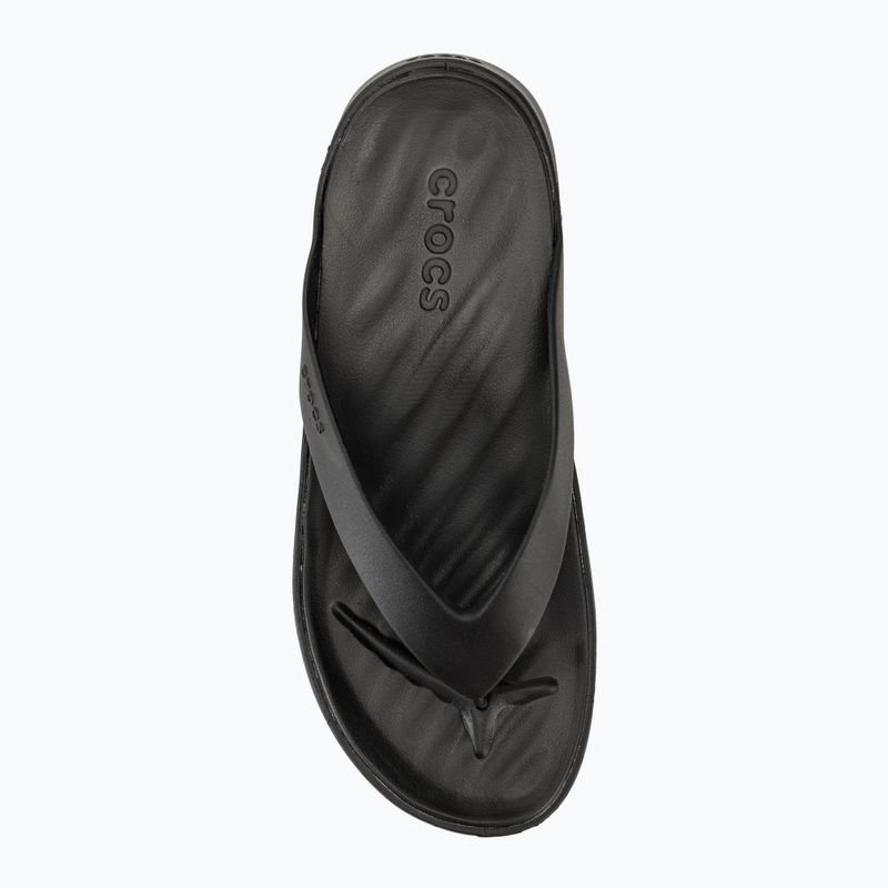 Women's Crocs Getaway Flip Flops black 5