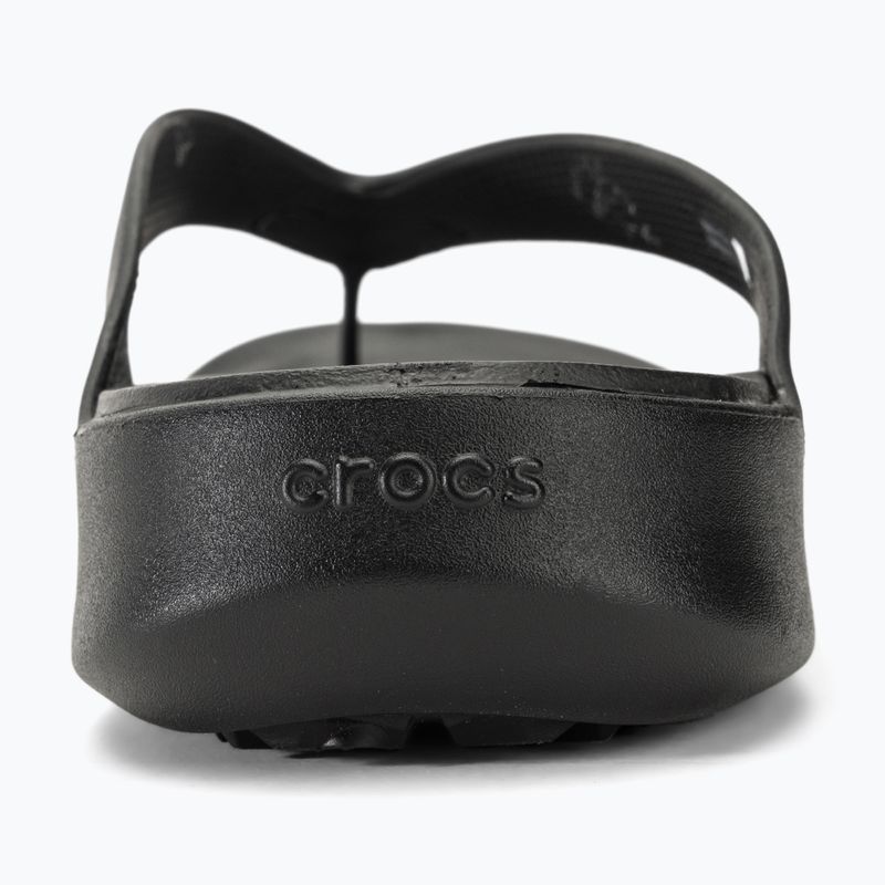 Women's Crocs Getaway Flip Flops black 6