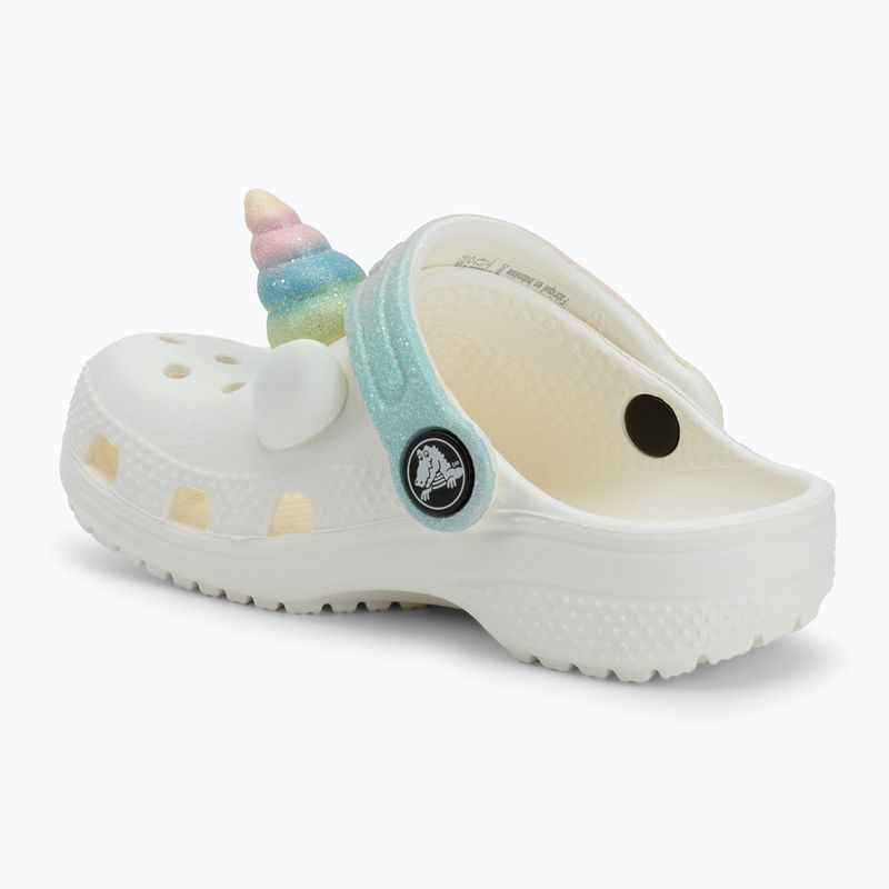 Crocs Classic IAM Rainbow Unicorn CgT chalk children's flip-flops 4