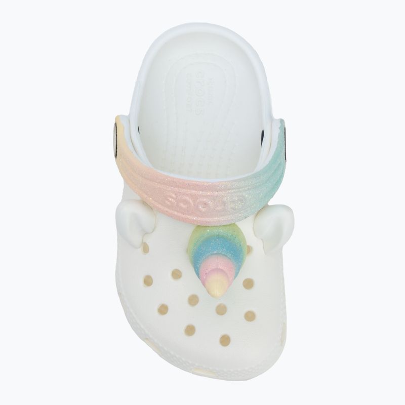 Crocs Classic IAM Rainbow Unicorn CgT chalk children's flip-flops 6