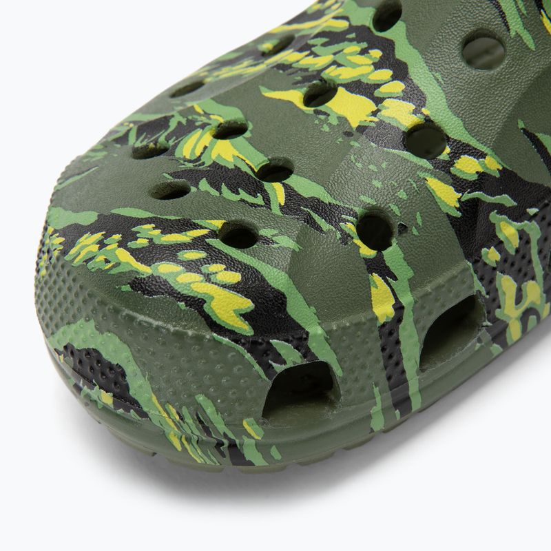 Crocs Baya Seasonal Printed Clog tiger camo slides 8