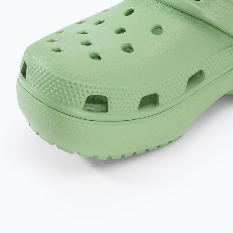 Women's Crocs Classic Platform Clog fair green 8