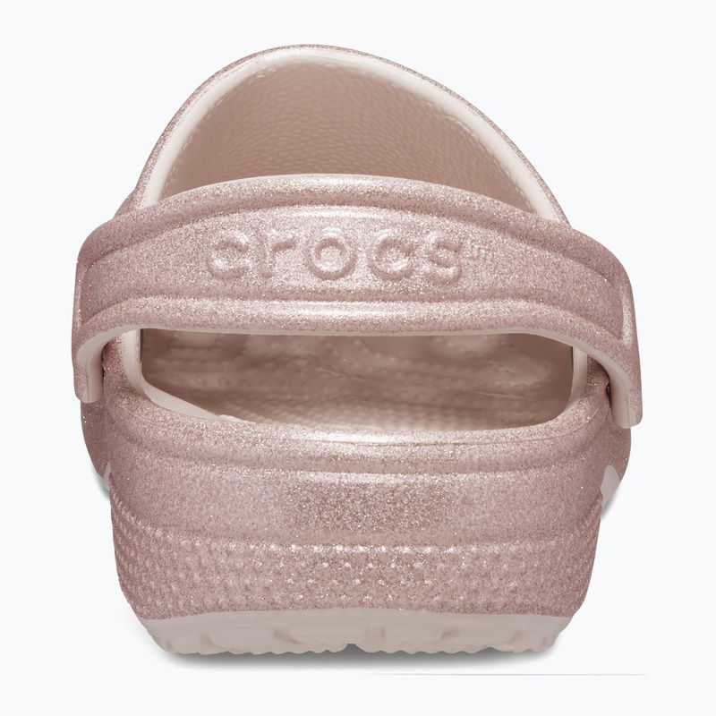 Crocs Classic Glitter Clog Toddler quartz glitter slides 11