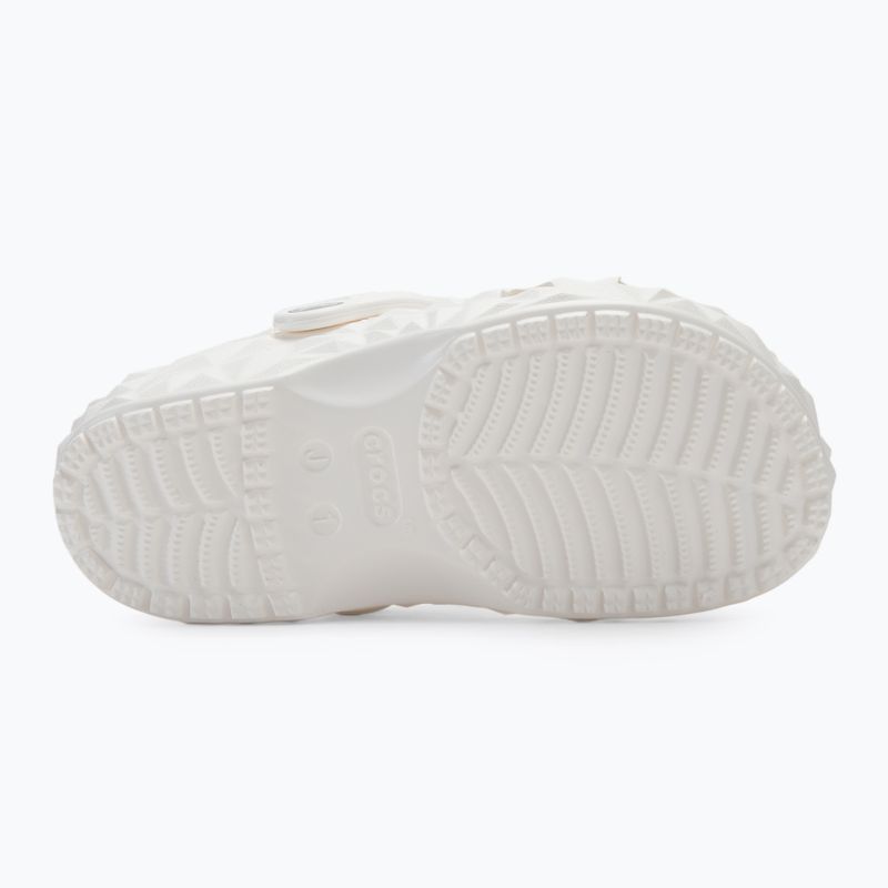 Crocs Classic Geometric Clog Kids slides white 5