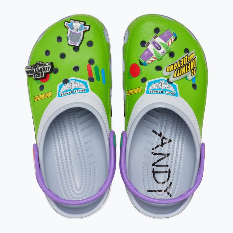 Slides Crocs Toy Story Buzz Classic blue grey 4