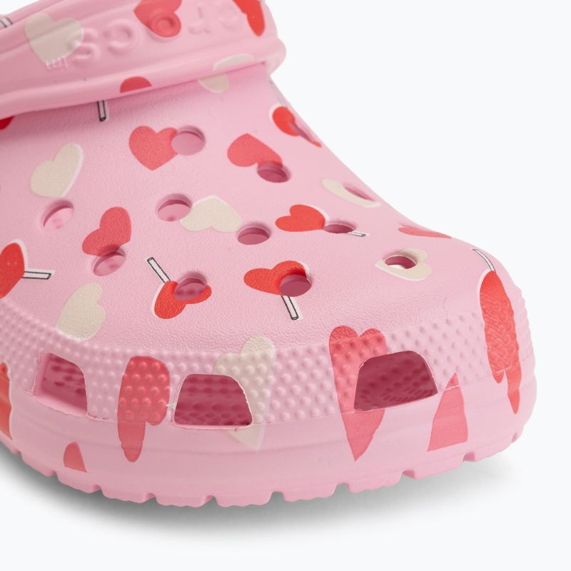 Slides Crocs Classic Valentines Day Clog flamingo 8