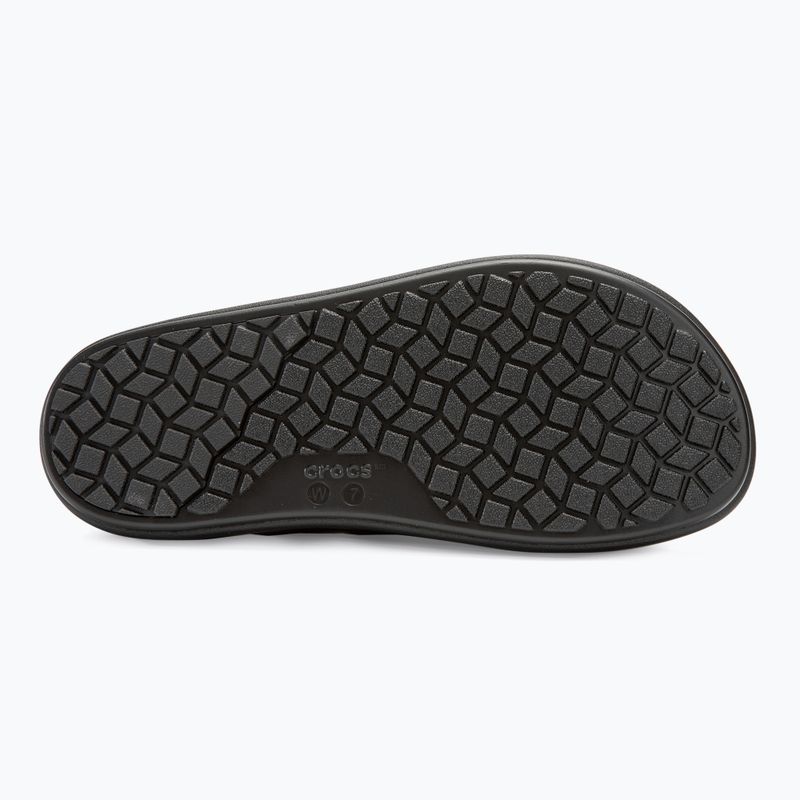 Women's Crocs Brooklyn Luxe Cross Strap sandals black 4