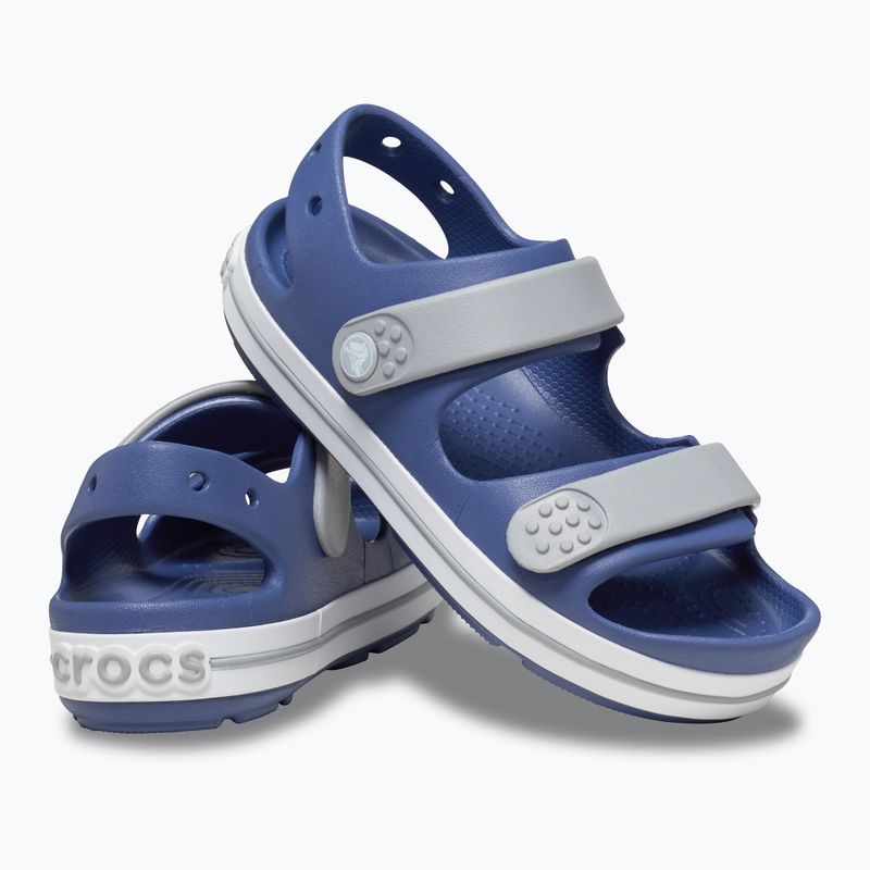 Crocs Crocband Cruiser Kids sandals bijou blue/light grey 10