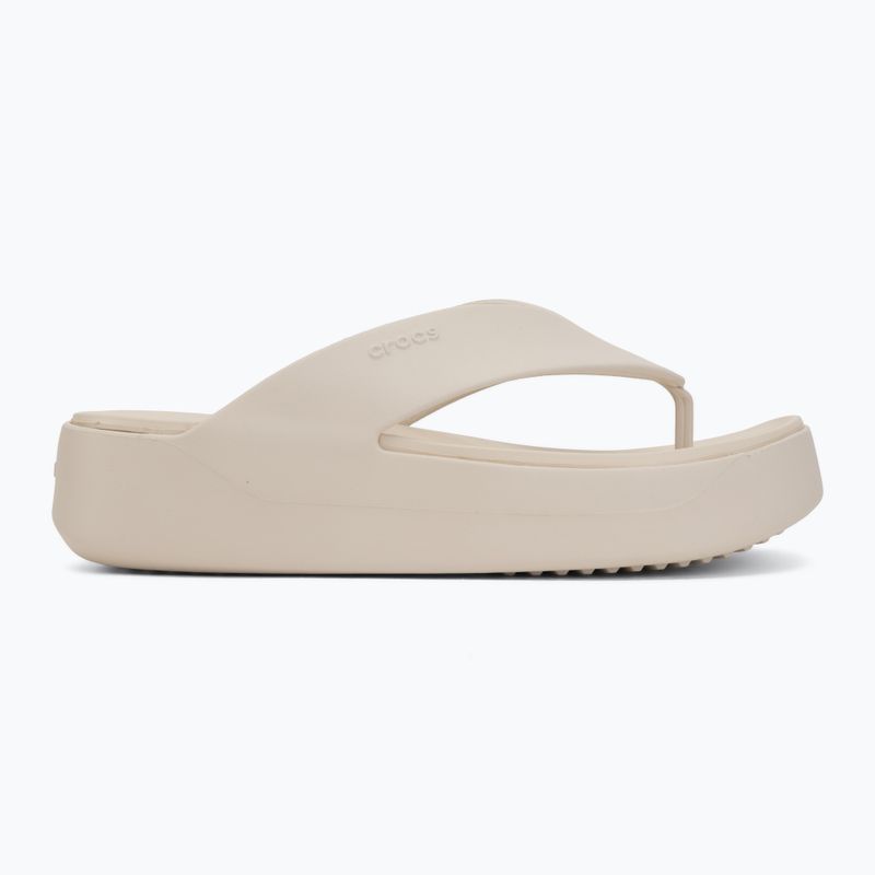 Women's flip-flops Crocs Gateway Platform stucco 2