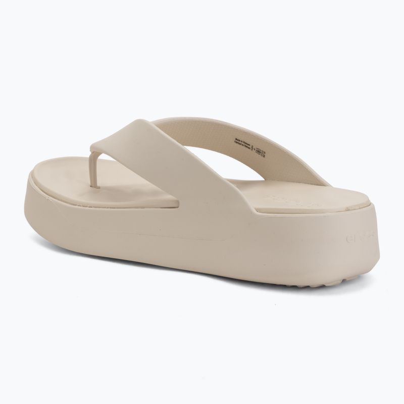 Women's flip-flops Crocs Gateway Platform stucco 3