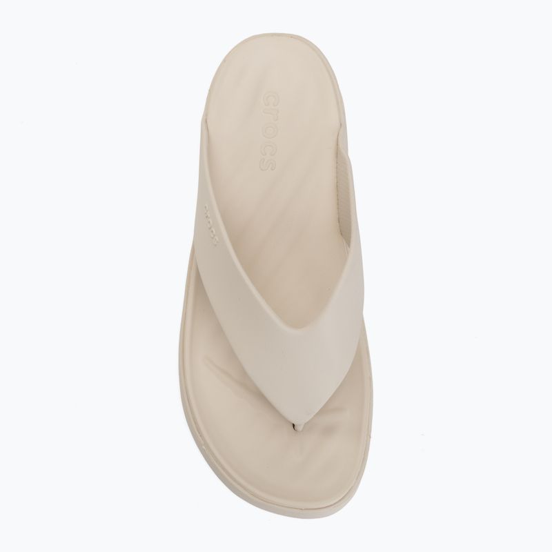 Women's flip-flops Crocs Gateway Platform stucco 5