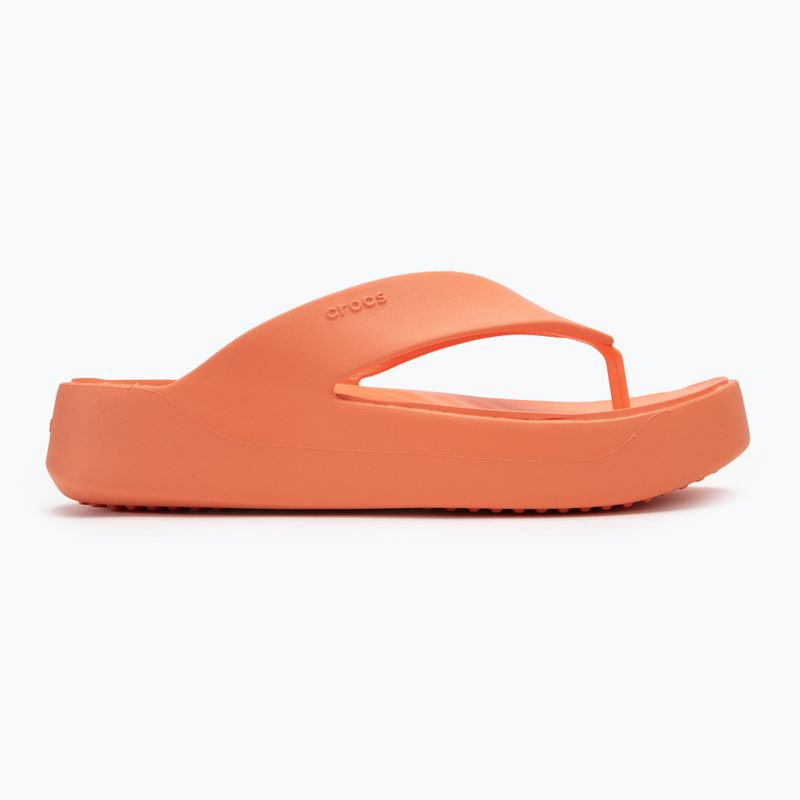 Women's Crocs Gateway Platform flip flops navy 2