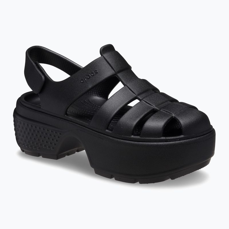 Women's sandals Crocs Stomp Fisherman Sandal black