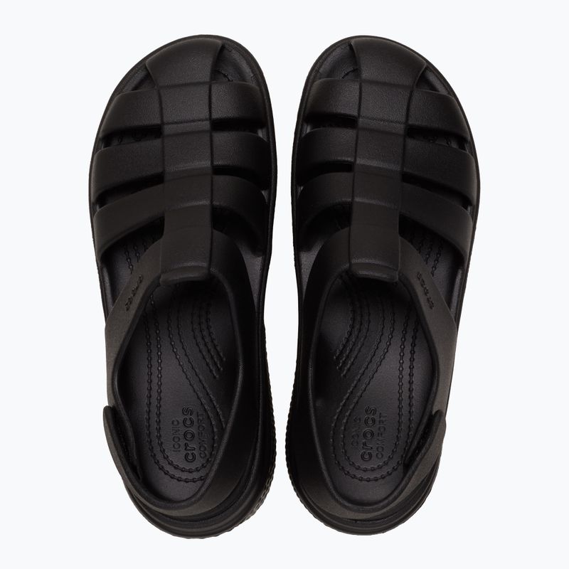 Women's sandals Crocs Stomp Fisherman Sandal black 2