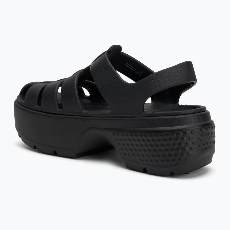 Women's sandals Crocs Stomp Fisherman Sandal black 3