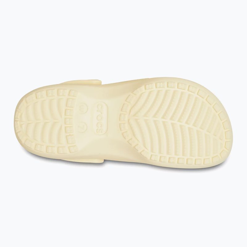 Women's Crocs Classic Platform Clog buttercream flip-flops 2