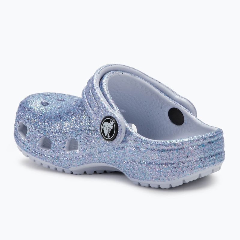 Crocs Classic Glitter Clog Toddler frosted glitter slides 4