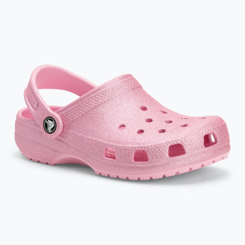 Children's clogs Crocs Classic Glitter Clog Kids pink tweed glitter 2