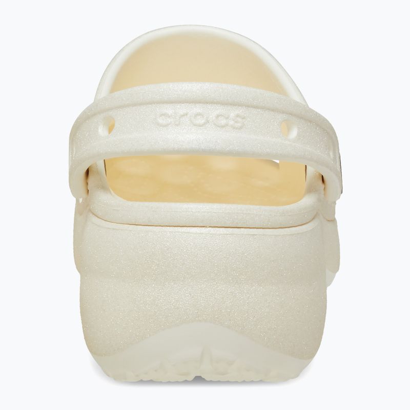 Women's Crocs Classic Platform Glitter chalk slides 11