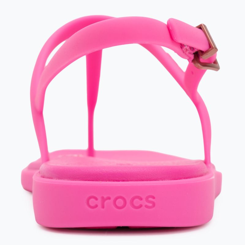 Women's sandals Crocs Miami Thong Flip pink crush 6