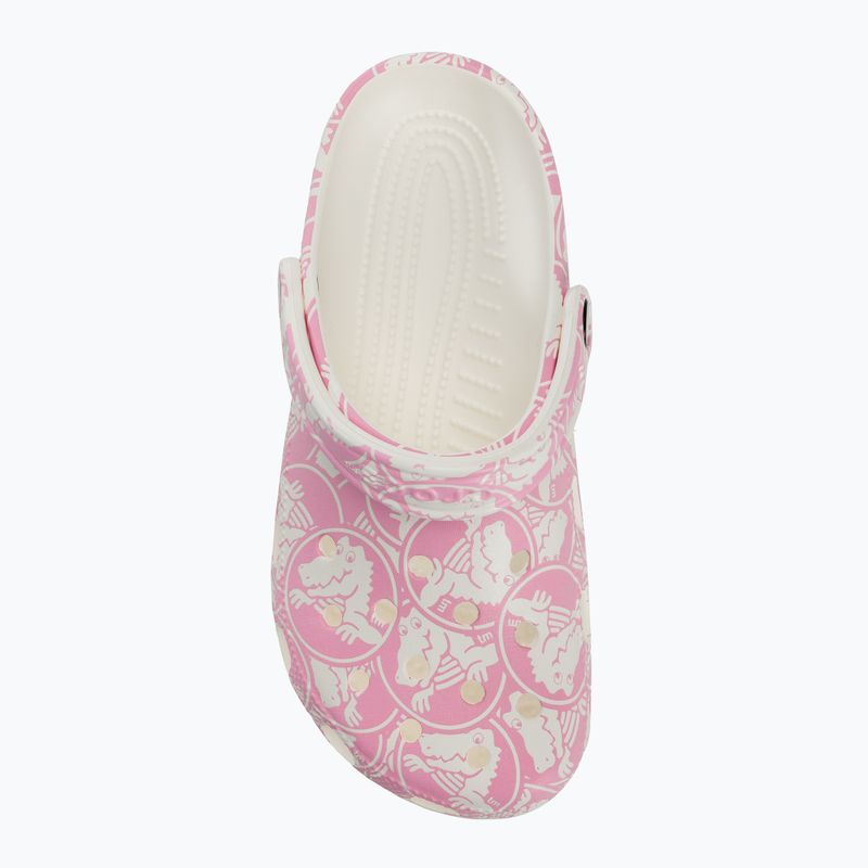 Crocs Classic Duke Print Clog pink tweed slides 6