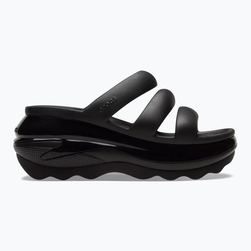 Crocs Mega Crush Triple Strap flip-flops black