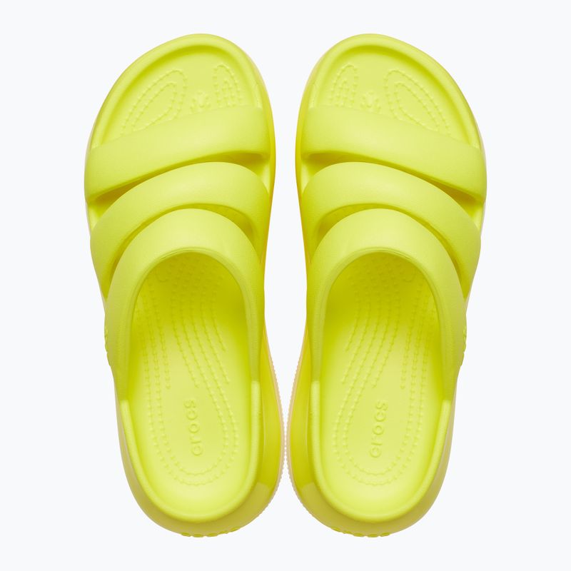 Women's Crocs Mega Crush Triple Strap slides acidity 12