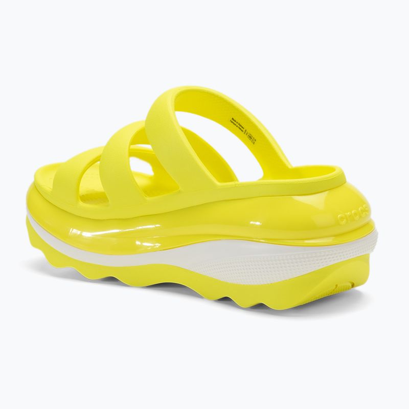 Women's Crocs Mega Crush Triple Strap slides acidity 3