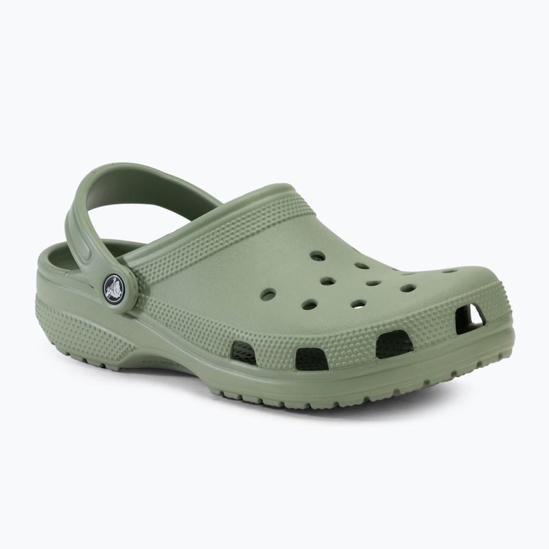 Crocs Classic moss slides 2