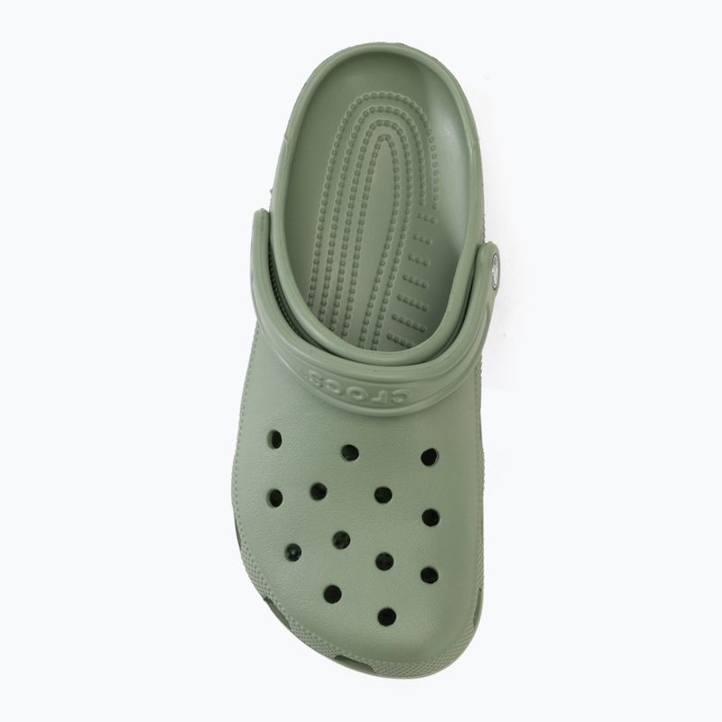 Crocs Classic moss slides 6