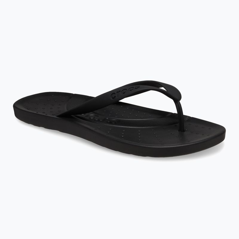 Crocs Flip black flip flops 8