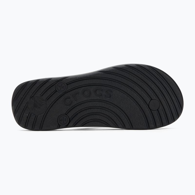 Crocs Flip black flip flops 4