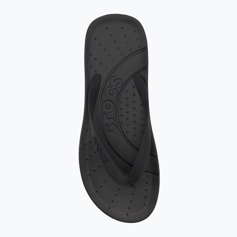 Crocs Flip black flip flops 5