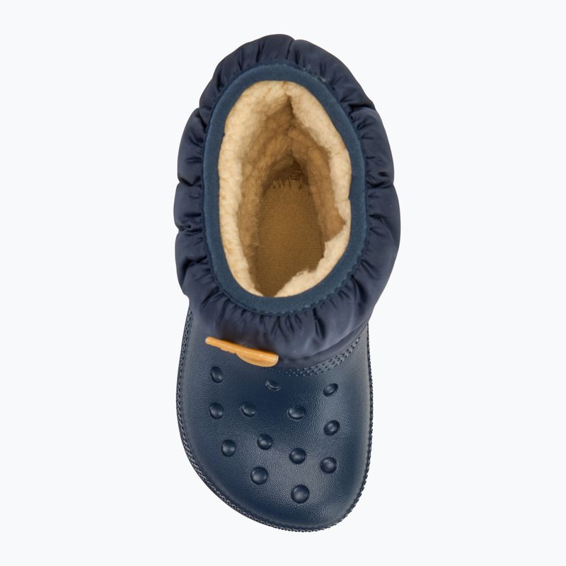 Crocs Classic Neo Puff Boot Toddler snow boots navy/gum 5