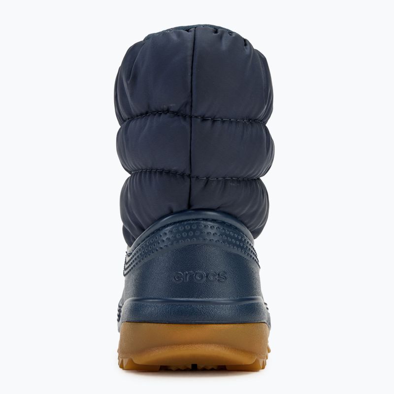 Crocs Classic Neo Puff Boot Toddler snow boots navy/gum 6