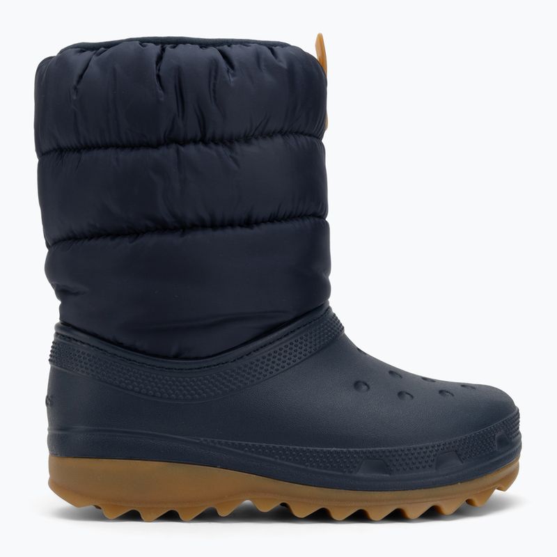 Junior's snow boots Crocs Classic Neo Puff navy gum 2