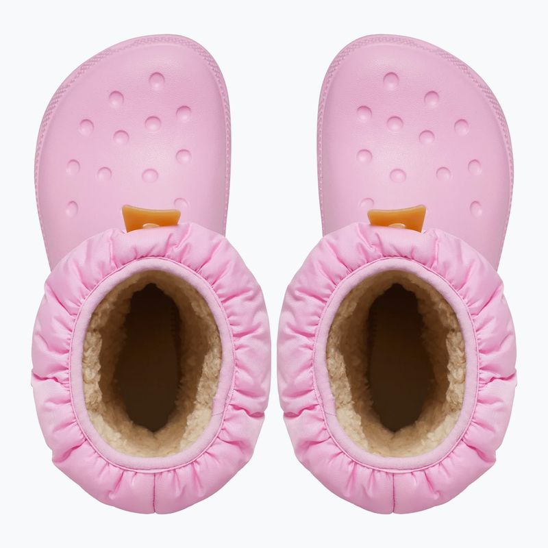 Junior's snow boots Crocs Classic Neo Puff pink tweed/gum 12