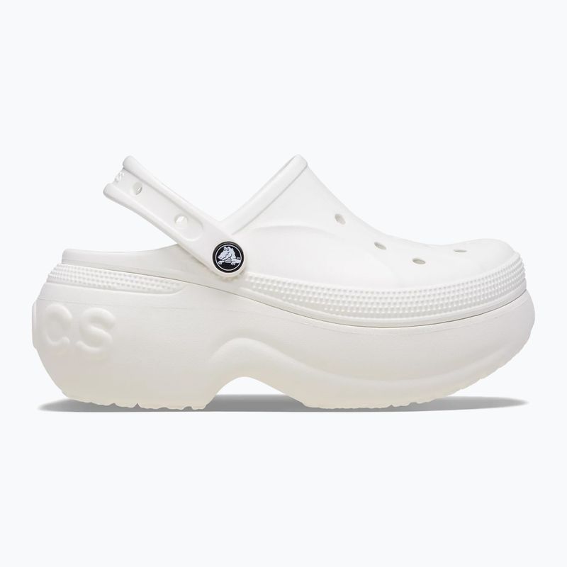 Women's slides Crocs Bella white 2