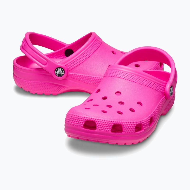 Crocs Classic pink crush flip-flops 6