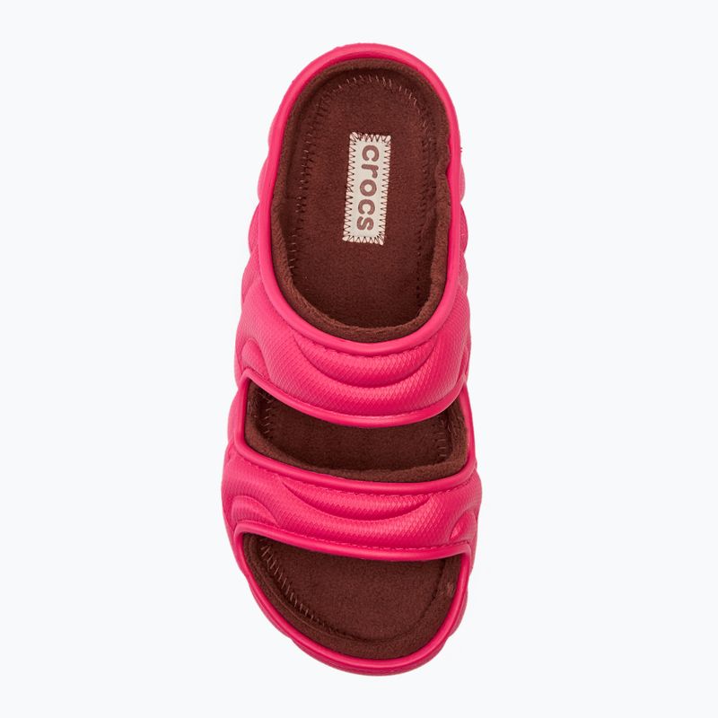 Crocs Classic Cozzzy Overpuff Sandal dragonfruit slides 5