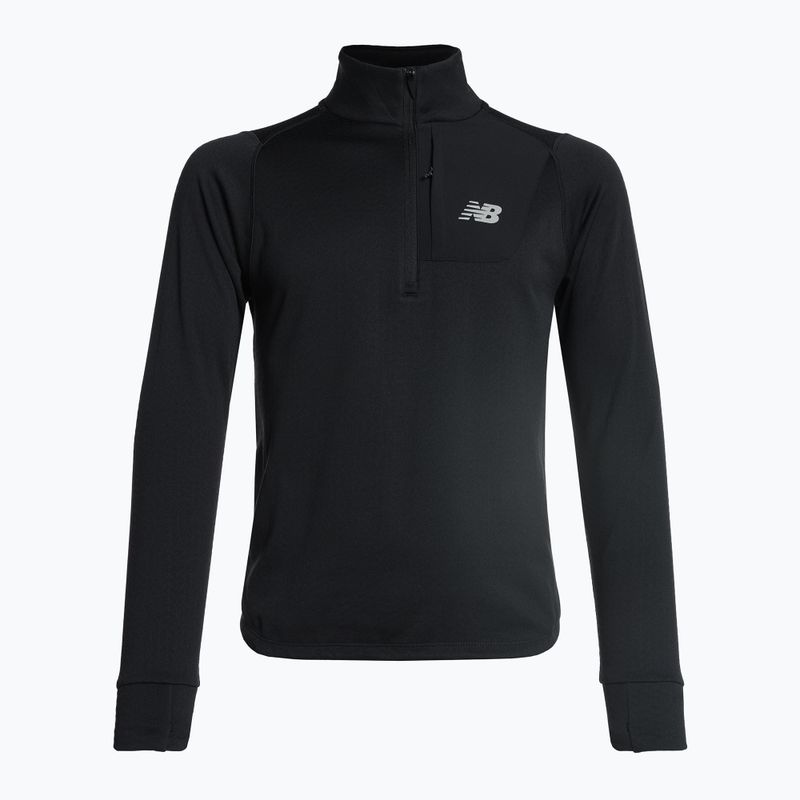 Men's training t-shirt New Balance Top NB Heat Grid Half Zip black MT23252BK 7
