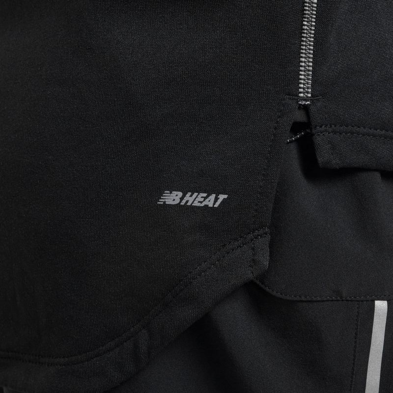 Men's training t-shirt New Balance Top NB Heat Grid Half Zip black MT23252BK 6