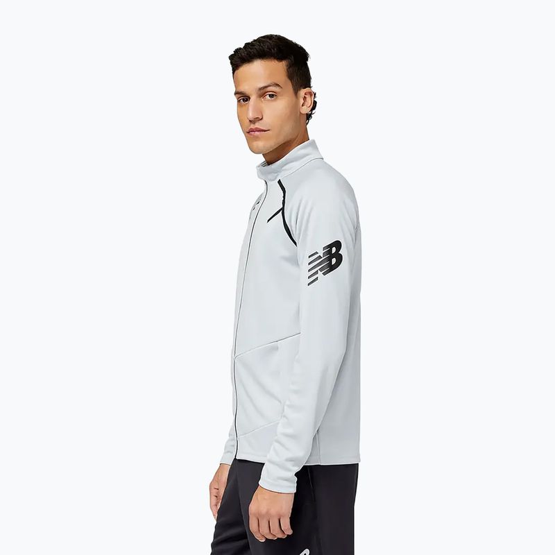 Men's New Balance Tenacity Football Training Track sweatshirt white MJ23090LAN 2