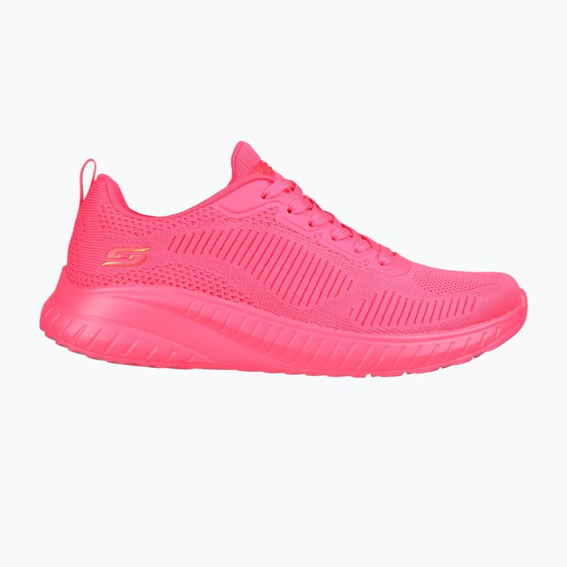 Women's SKECHERS Bobs Squad Chaos Cool Rythms pink shoes 9