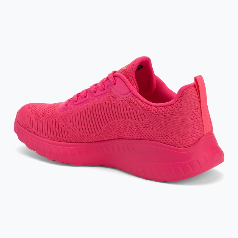 Women's SKECHERS Bobs Squad Chaos Cool Rythms pink shoes 3