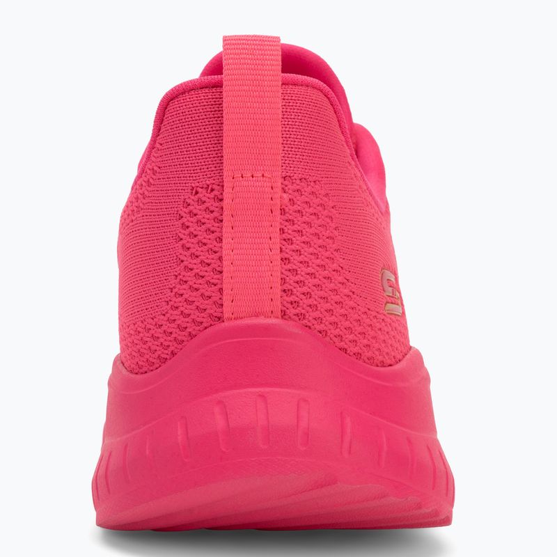 Women's SKECHERS Bobs Squad Chaos Cool Rythms pink shoes 6