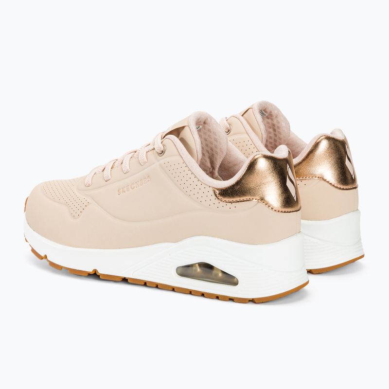 Women's shoes SKECHERS Uno Shimmer Away beige 4