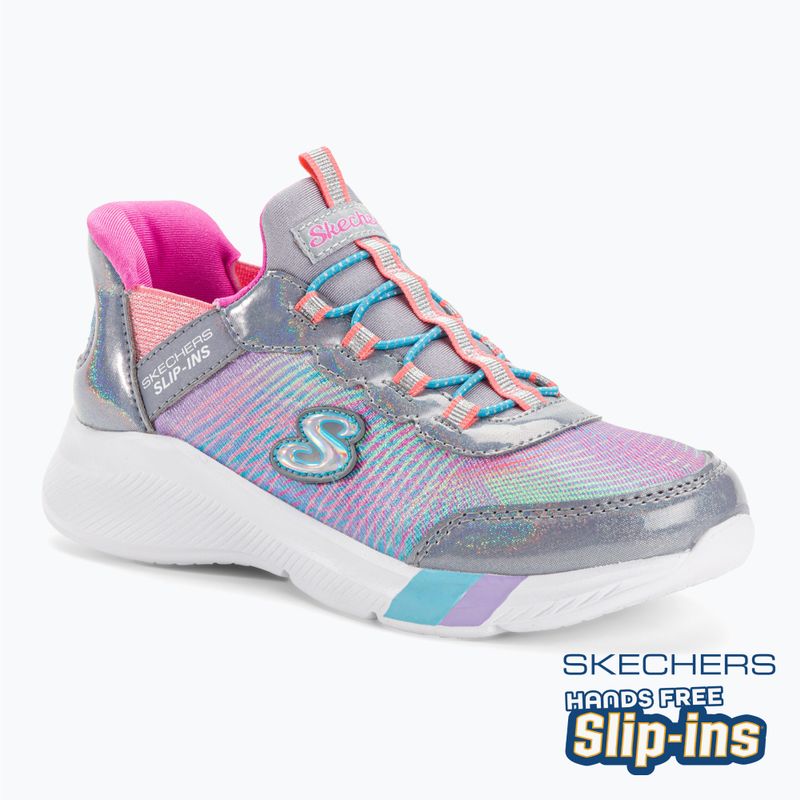 SKECHERS Slip-ins Dreamy Lites Colorful Prism gray/multi children's sneakers