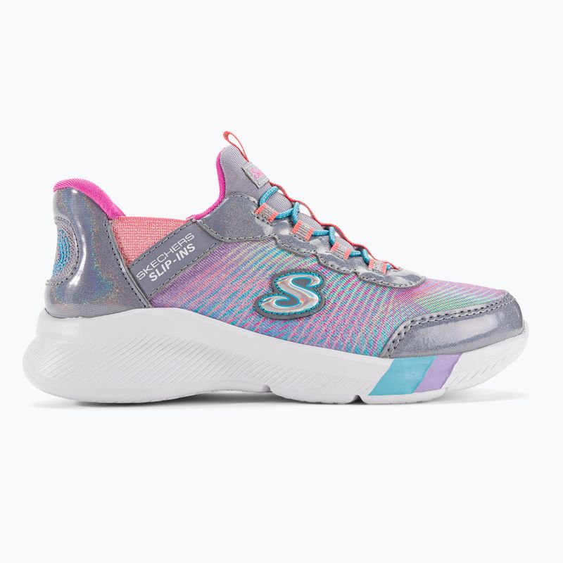 SKECHERS Slip-ins Dreamy Lites Colorful Prism gray/multi children's sneakers 2