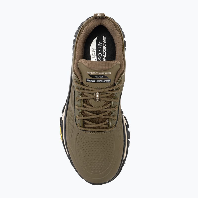 Men's SKECHERS Arch Fit Road Walker Recon olive/black shoes 5